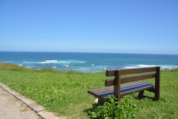 mirador en el mar cantábrico