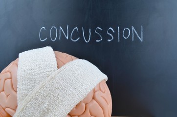 Sports Concussion and Brain Injury © simon