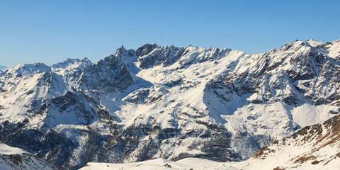 Obraz premium panorama alpino - Valtournanche