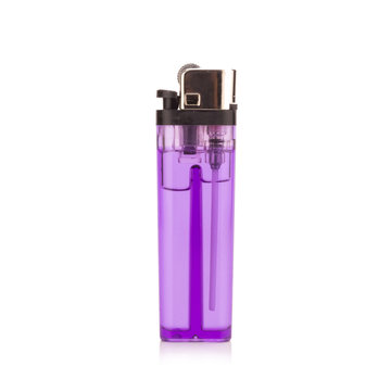 purple lighter on white background