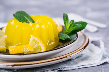 Traditional panna cotta