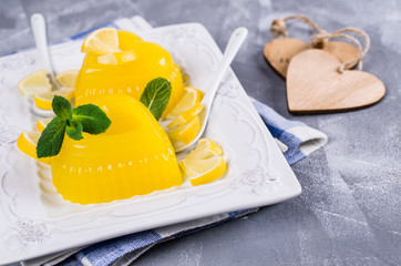 Traditional panna cotta