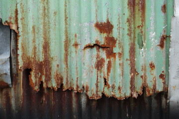 rusty metal sheet