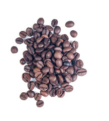 isolated cofee beans