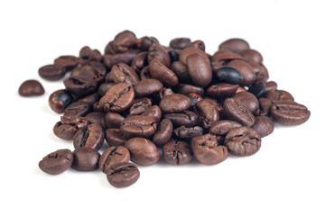 isolated cofee beans
