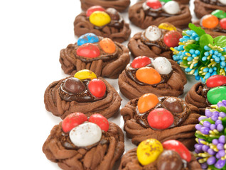 Chocolate Easter nest