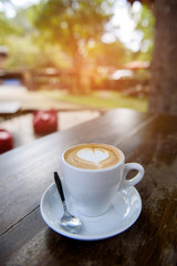 Coffee heart