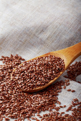 brown flax seeds