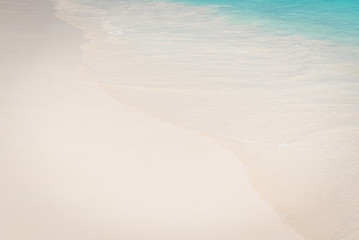 Fototapeta na wymiar Tropical beach Sea, Sand and summer day