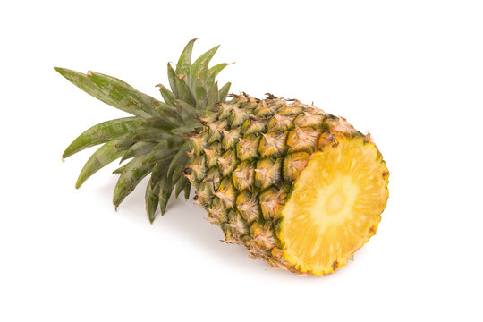 Pineapple isolated no white Background