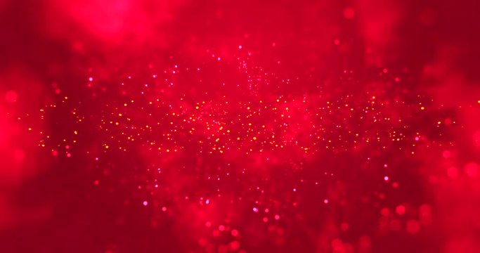 abstract christmas gradient red background with bokeh, valentine day love holiday event festive concept