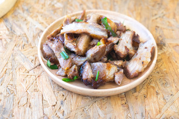 charcoal boiled pork neck, grill pork