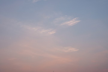 Beautiful Cityscape Sunset