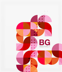 Modern geometrical abstract background