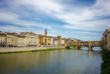 Obraz premium Sunset over Ponte Vecchio