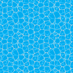 Obraz premium seamless texture of blue water
