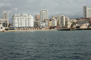 Obraz premium Marseille vue depuis la mer méditerranée, Provence, France