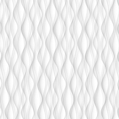 abstract pattern seamless. white texture. wave wavy modern geometric background - 139338550