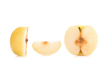 pear fruit isolated on white background