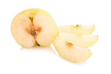 pear fruit isolated on white background