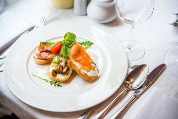 Tasteful Bruschetta Appetizer