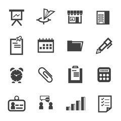 business icon set vector