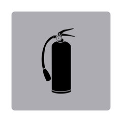 figure emblem extinguisher icon, vector illustraction design