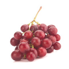 red grape isolated on white background