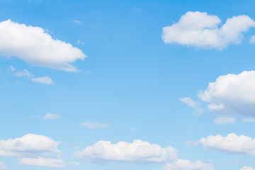 Beautiful sky with white cloud. sky gradient Background