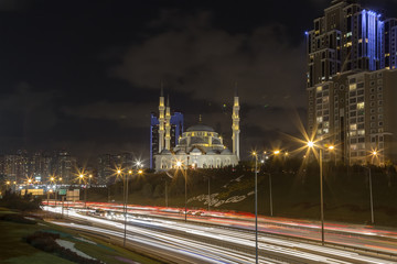 Fototapeta na wymiar Architect Sinan mosque, Atasehir 