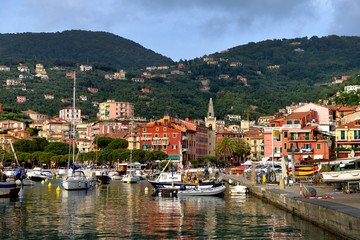 Fototapeta na wymiar Lerici, Five lands, Liguria, Italy. 