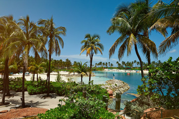 Fototapeta premium Tropical resort bay