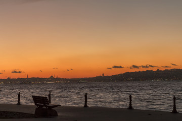 Sunset in Istanbul