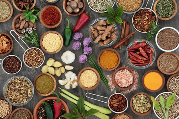 Herb and Spice Seasoning Selection