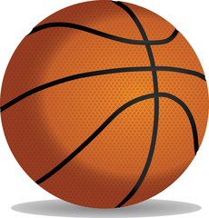 Fototapeta premium Basketball ball vector