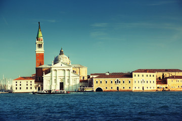 Fototapeta na wymiar Canal Grande with San Giorgio Maggiore church, Venice, Italy