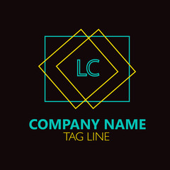 LC Letter Logo Design.Sign.Symbol