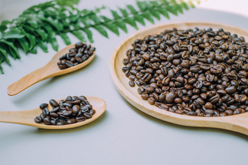 coffee bean  in my spoon can do  many coffee cup