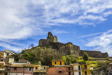 Old Norman's Castle, and Medieval City, Lamezia Terme, Calabria, Italy, 4k
