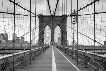 Zelfklevend Fotobehang Brooklyn Bridge © Alejandro Cupi