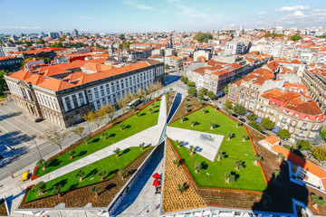 Cityscape across the Douro River, Porto, Portugal