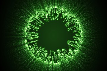 Multiple moving lights. Abstract glowing background.