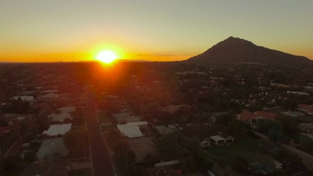 Aerial Arizona Scottsdale September 2016 4K