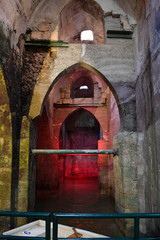 The ancient Pool of Arches in Ramla, Israel