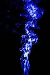 abstract white smoke on black background, smoke background, blue smoke background, blue ink