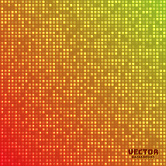 Vector abstract bright mosaic gradient background orange yellow