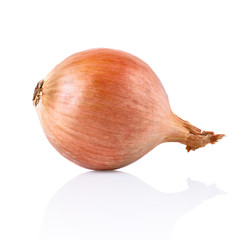 Fresh onion with reflection