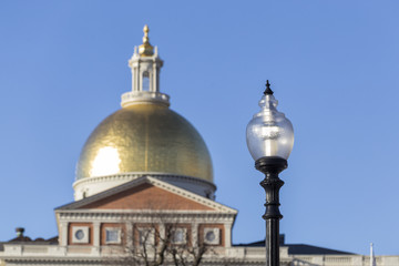 Fototapeta na wymiar Massachusetts State House Dome