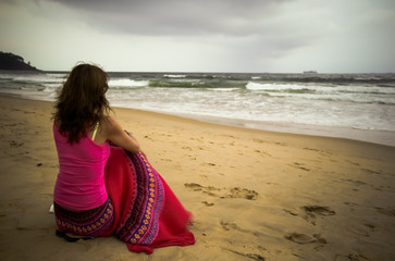 Girl and sea
