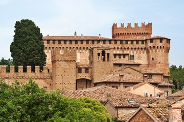 Fototapeta na wymiar Gradara Castle, Marche, central Italy